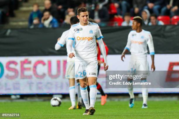 Florian Thauvin of Marseille during the french League Cup match, Round of 16, between Rennes and Marseille on December 13, 2017 in Rennes, France.