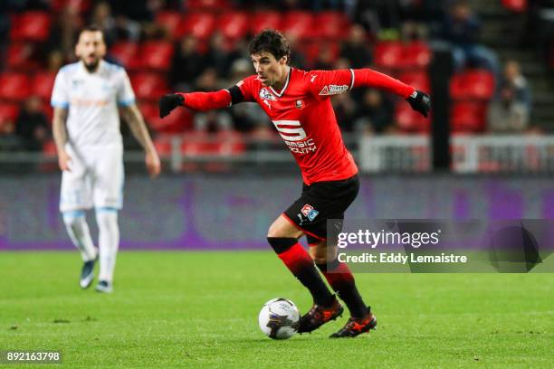 Yoann Gourcuff of Rennes during the french League Cup match, Round of 16, between Rennes and Marseille on December 13, 2017 in Rennes, France.