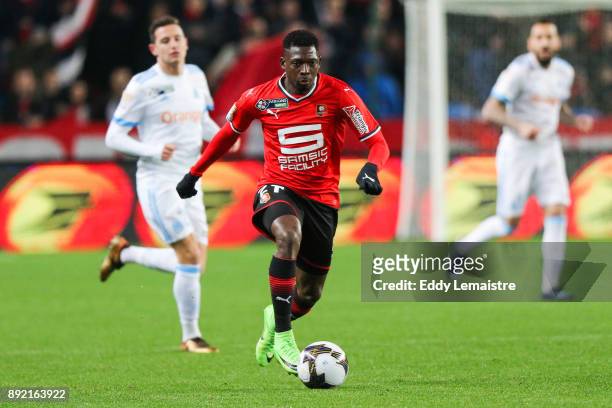Hamari Traore of Rennes during the french League Cup match, Round of 16, between Rennes and Marseille on December 13, 2017 in Rennes, France.