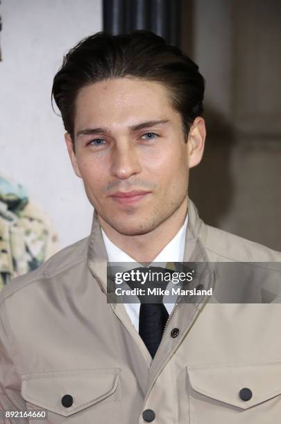 Joey Essex attends The Sun Military Awards at Banqueting House on December 13, 2017 in London, England.