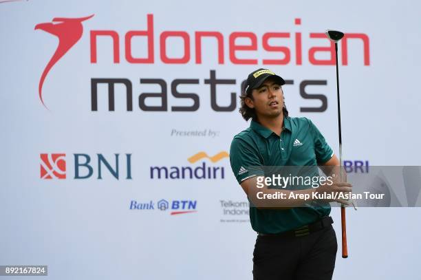 Gavin Green of Malaysia pictured during round one of the 2017 Indonesian Masters at Royale Jakarta Golf Club on December 14, 2017 in Jakarta,...