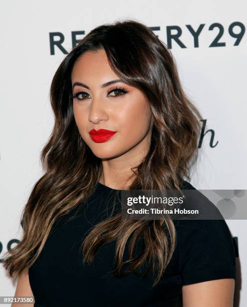 Francia Raisa attends the premiere of ABC's 'Grown-ish' on December 13, 2017 in Hollywood, California.