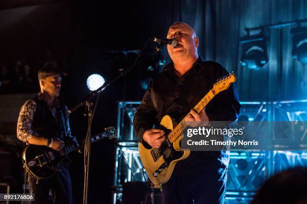 Joey Santiago and Black Francis of Pixies performs at Hollywood Palladium on December 13, 2017 in Los Angeles, California.