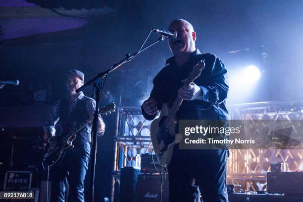 Joey Santiago and Black Francis of Pixies performs at Hollywood Palladium on December 13, 2017 in Los Angeles, California.