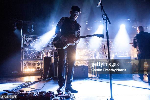 Joey Santiago of Pixies performs at Hollywood Palladium on December 13, 2017 in Los Angeles, California.