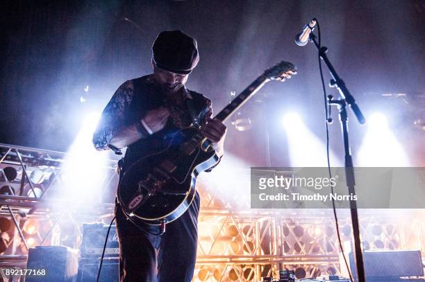 Joey Santiago of Pixies performs at Hollywood Palladium on December 13, 2017 in Los Angeles, California.