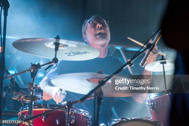 David Lovering of Pixies performs at Hollywood Palladium on December 13, 2017 in Los Angeles, California.