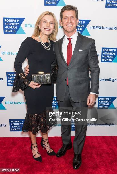 Patricia Gorsky and Chief Executive Officer of Johnson & Johnson, Alex Gorsky attend Robert F. Kennedy Human Rights Hosts Annual Ripple Of Hope...