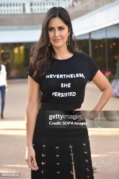 Indian film actress Katrina Kaif attends Bina Kak's Book launch 'Silent Sentinels Of Ranthambhore' at the hotel Taj Lands End in Mumbai.