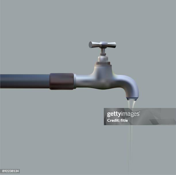 water faucet,faucet dripping - faucet stock illustrations