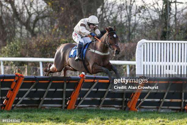 Tom Scudamore riding Padleyourowncanoe clear the last to win The Dave Criddle Travel & Thomas Cook Holidays Handicap Hurdle Race at Taunton...