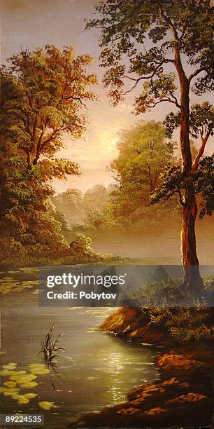 sunrise - reed stock illustrations