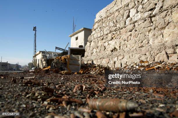 The ruined Al Shifaa neighbourhood in West Mosul completely destroyed by the fighting between Iraqi Army and Islamic State. West Mosul, Iraq, 13...