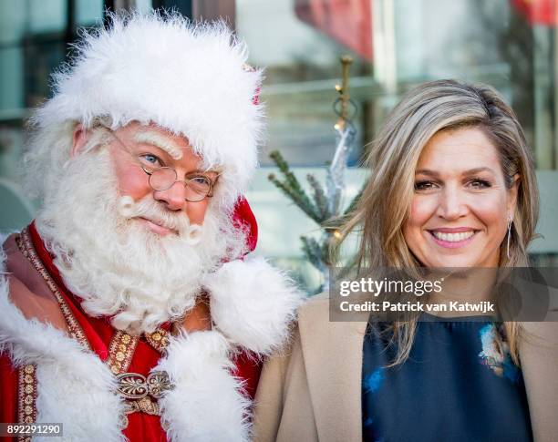 Queen Maxima of The Netherlands attends the Christmas gala concert for the best schoolband on December 14, 2017 in Rotterdam, Netherlands.