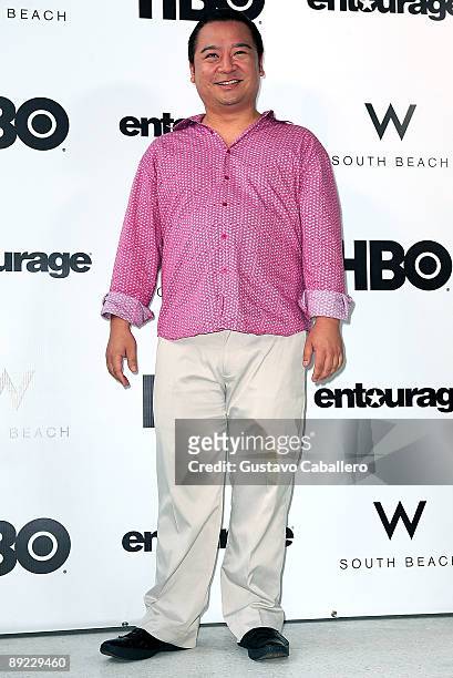 Actor Rex Lee attends the Entourage Bungalow at W South Beach on July 23, 2009 in Miami Beach, Florida.