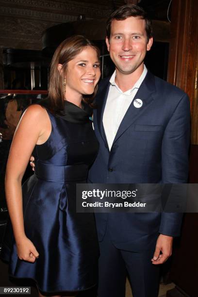 Jenna Bush Hager and Henry Hager attend the UNICEF Next Generation launch event at The Gates July 23, 2009 in New York City.