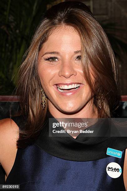 Jenna Bush Hager attends the UNICEF Next Generation launch event at The Gates July 23, 2009 in New York City.