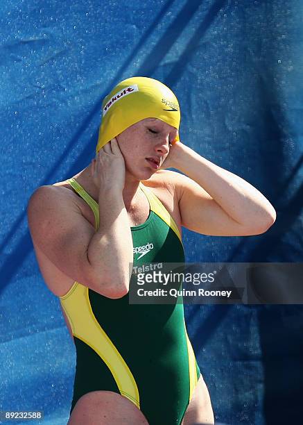 Australian swimmer Shayne Reese during practice at the 13th FINA World Championships at the Stadio del Nuoto on July 24, 2009 in Rome, Italy.