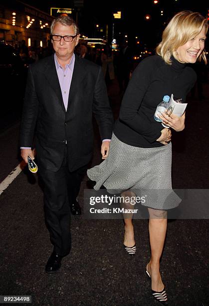 Mike Nichols and Diane Sawyer