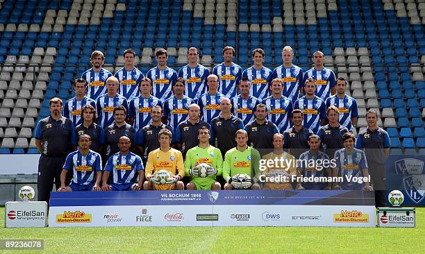 The Bochum team with Christian Fuchs, Marcel Maltritz, Mergim Mavraj, Diego F. Klimowicz, Christoph Dabrowski, Patrick Fabian, Kevin Vogt, Anthar...