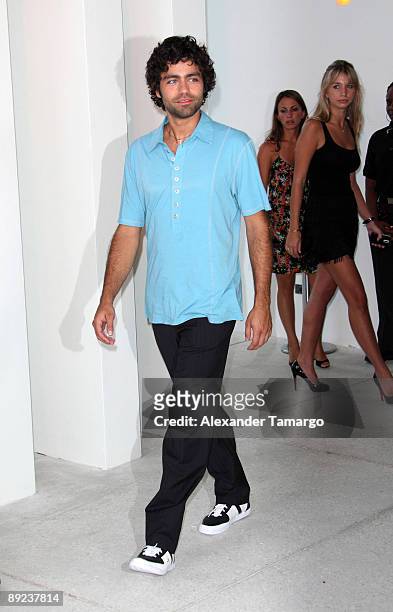 Adrian Grenier unveils the Entourage Bungalow at W South Beach on July 23, 2009 in Miami Beach, Florida.