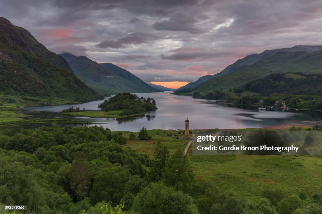 A Glenfinnan Sunset.