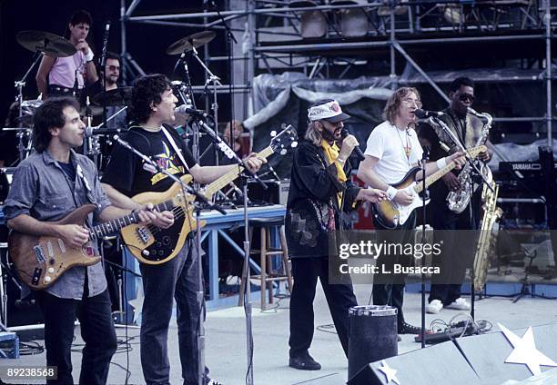 Ringo Starr and His All Starr Band, with Nils Lofgren, Rick Danko, Ringo Starr, Joe Walsh and Clarence Clemons