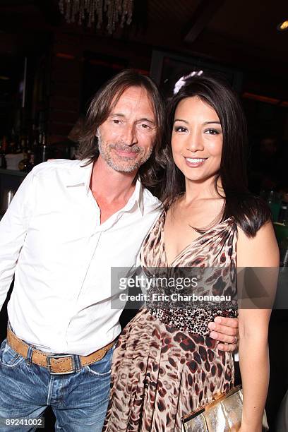 Robert Carlyle and Ming-Na at MGM's 'SG-U: Stargate Universe' launch party at Comicon on July 23, 2009 at the Hotel Solamar in San Diego, California.