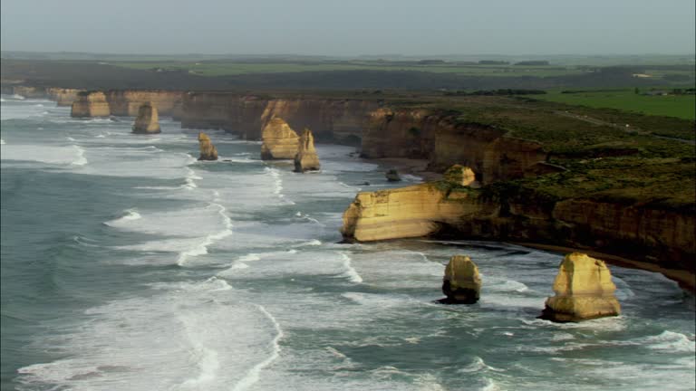 Apostles Rocks 638 The Twelve Apostles Australia Stock Videos, Footage, & 4K Video ...