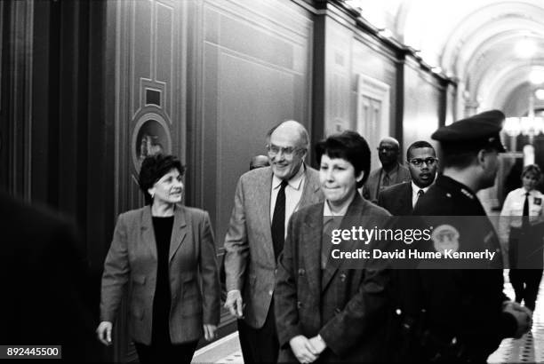 Supreme Court Chief Justice William Rehnquist, who presided over President Bill Clinton's Impeachment Trail, arrives at the East Room of the Capital...