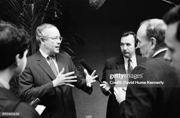 Special Prosecutor Ken Starr in Oklahoma City to speak the the Oklahoma Bar Association on Jan. 28, 1999. The event occurred at the same time the the...
