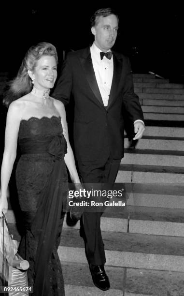 Blaine Trump and Robert Trump attend Canaletto Art Exhibit Opening on October 30, 1989 at the Metropolitan Museum of Art in New York City.