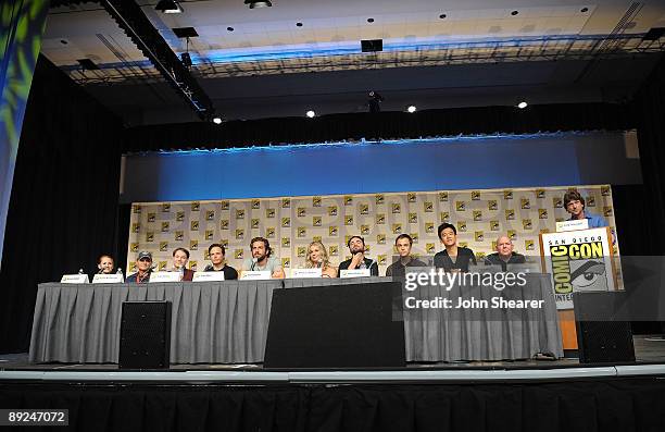 Writers Allison DuBois, Kevin Williamson, Scott Peters, actors Scott Wolf, Zachary Levi, Rebecca Romijn, Johnny Galecki, Jim Parsons, John Cho,...