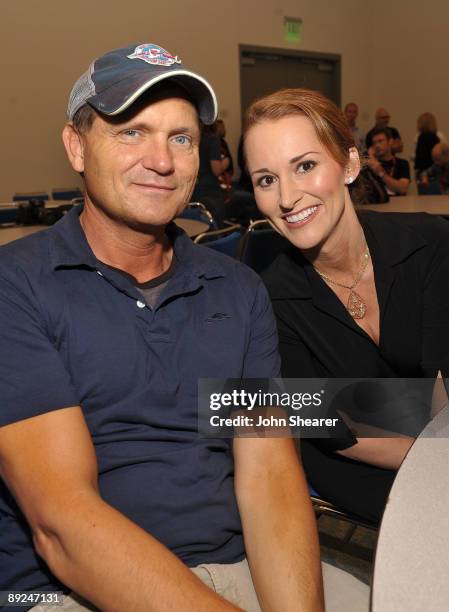 Writers Kevin Williamson and Allison DuBois attend TV Guide Comic-con Panel during Comic-Con 2009 held at San Diego Convention Center on July 24,...