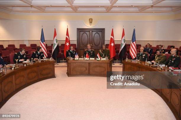 Chief of the General Staff of the Turkish Armed Forces Hulusi Akar , Iraqi Army Chief of Staff Othman al-Ghanimi , U.S. European Command Commander...