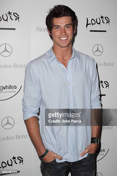 Actor Adam Gregory arrives at Mercedes-Benz Presents L*Space by Monica Wise - After Party at Gansevoort South on July 17, 2009 in Miami Beach,...