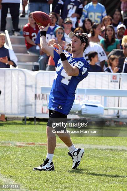 Actor Kevin Dillon takes part in the Madden NFL 10 Pigskiin Pro-Am on Xbox 360 event on July 24, 2009 in Malibu, California.