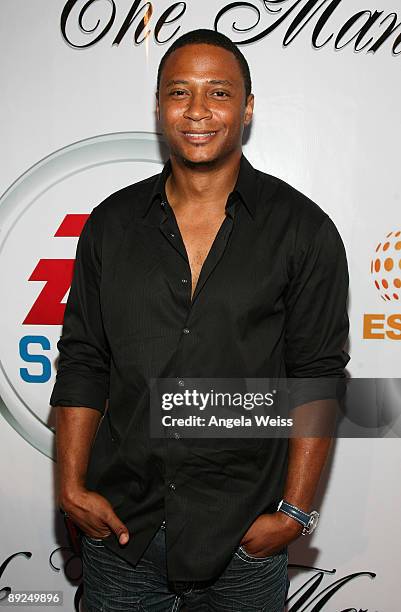 Actor David Ramsey arrives to the EA Sports "Rock The Mansion" Fall soundtrack party held at the Playboy Mansion on July 24, 2009 in Los Angeles,...