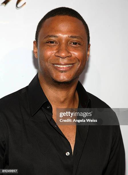 Actor David Ramsey arrives to the EA Sports "Rock The Mansion" Fall soundtrack party held at the Playboy Mansion on July 24, 2009 in Los Angeles,...