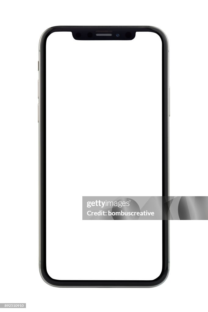 Apple iPhone X Silver White Blank Screen