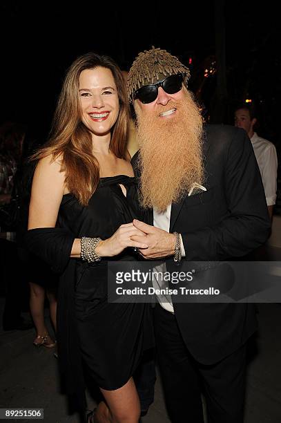 Gilligan Stillwater and Billy Gibbons attend Slash's birthday cocktail party at Rhumbar at The Mirage Hotel and Casino on July 24, 2009 in Las Vegas,...