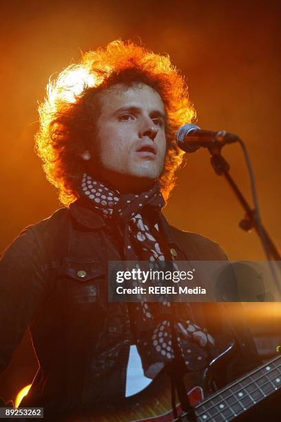 Daniel Marsala of Charlie Winston performs on day 4 of the Paleo Festival on July 24, 2009 in Nyon, Switzerland.