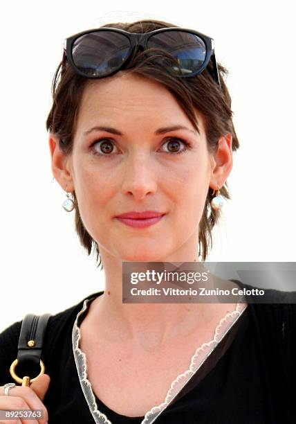 Actress Winona Ryder attends a photocall during the 2009 Giffoni Experience on July 25, 2009 in Salerno, Italy.