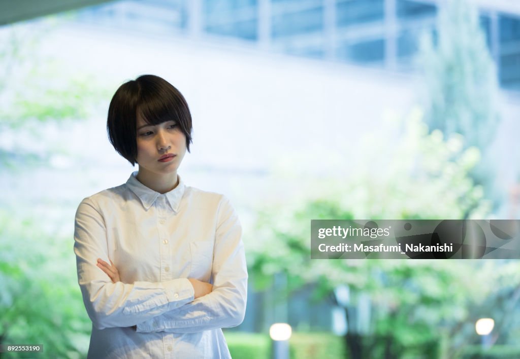 Young Asian business women's portrait