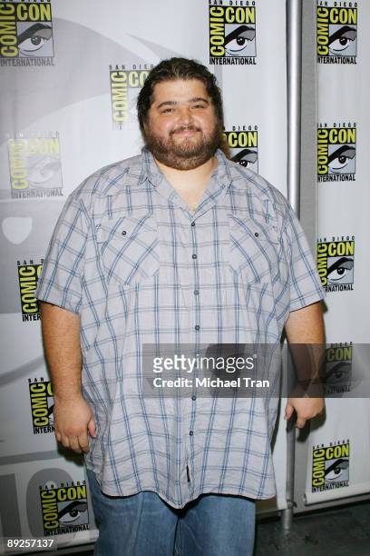 Actor Jorge Garcia attends the 2009 Comic-Con International - Day 3 on July 25, 2009 in San Diego, California.