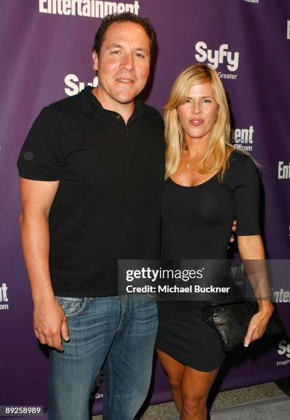 Director/writer/actor Jon Favreau and Joya Tillem attend Entertainment Weekly's Syfy Party during Comic-Con 2009 held at Hotel Solamar on July 25,...