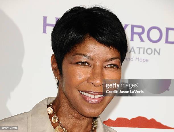 Singer Natalie Cole attends the HollyRod Foundation's 2009 DesignCare event on July 25, 2009 in Los Angeles, California.