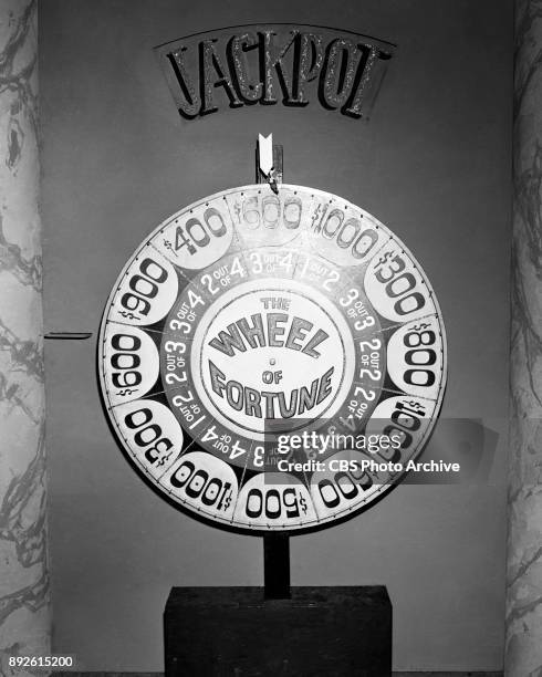 Television game show, Wheel of Fortune. Host Todd Russell. New York, NY. October 17, 1952.