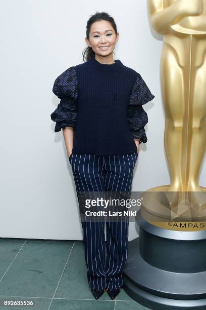 Actor Hong Chau attends The Academy of Motion Picture Arts & Sciences Official Academy Screening of Downsizing at the MOMA Celeste Bartos Theater on...