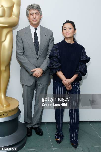 Writer, director and producer Alexander Payne and actor Hong Chau attend The Academy of Motion Picture Arts & Sciences Official Academy Screening of...